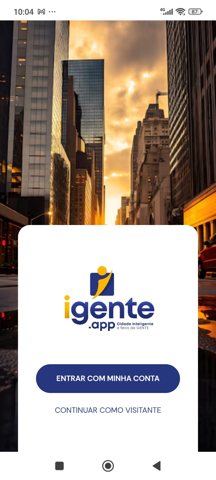 iGente App Interface